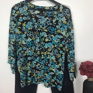 Lane Bryant 14/16 Floral Blouse